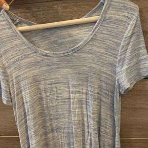 Merona blue and white patterned shirt